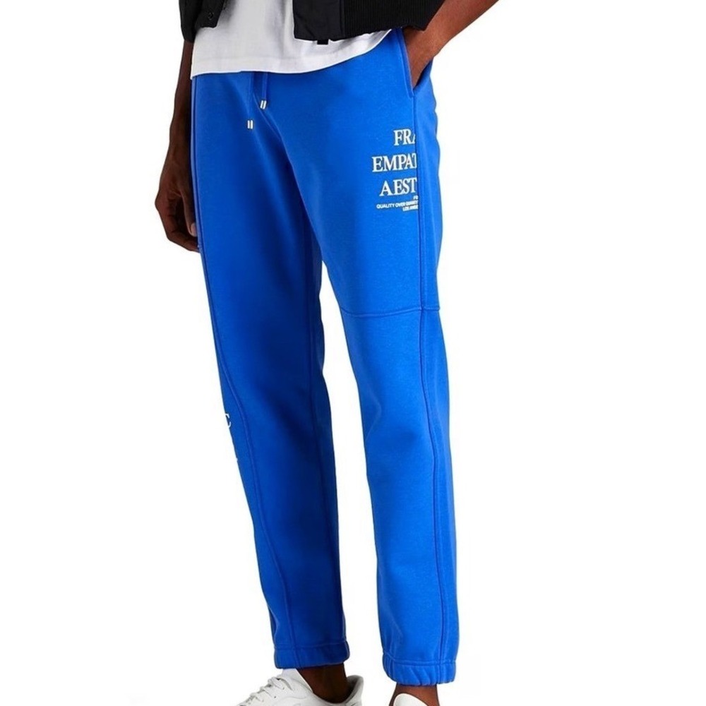 Frame Men's Joggers Medium Modern Sweatpants Royal Blue Defect
